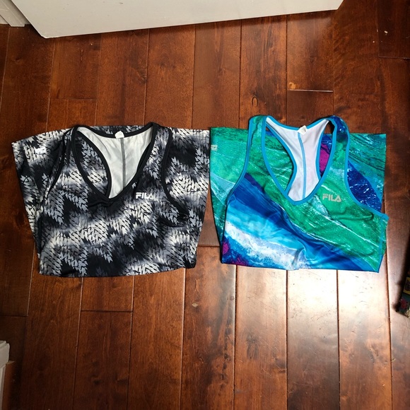 Two exercise tops. - Picture 1 of 3